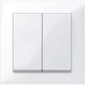 Wissel-wisselschakelaar Compleet - Actief wit - Merten M-Pure - Schneider Electric - MTN3126-3625_TO