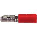 Kabelschoen kogelconnector mannelijk 4 mm - rood (100 stuks)