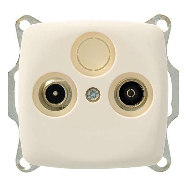 PLIEGER aurora | coax wandcontactdoos | creme PLIEGER aurora | coax wandcontactdoos | creme