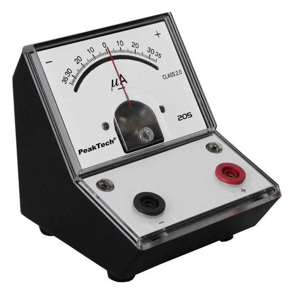 PeakTech 205-08 Analoog Instrument - Galvanometer +/- 35µA DC PeakTech 205-08 Analoog Instrument - Galvanometer +/- 35µA DC