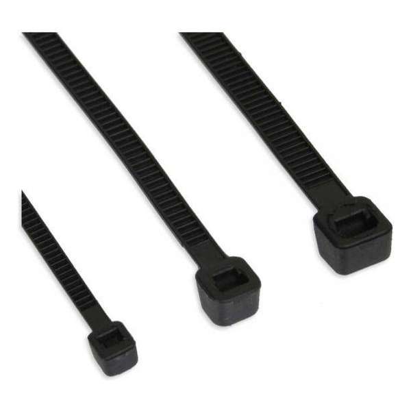 InLine Tie-wraps - 400 x 7,2mm - 100 stuks - Zwart InLine Tie-wraps - 400 x 7,2mm - 100 stuks - Zwart