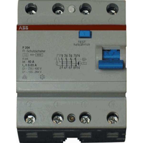ABB AARDLEKSCHAKELAAR 4P 40A 300MA ABB AARDLEKSCHAKELAAR 4P 40A 300MA