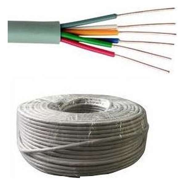 SVV-F2 2x0,8 kabel - per meter of op rol - SVV2X08 SVV-F2 2x0,8 kabel - per meter of op rol - SVV2X08
