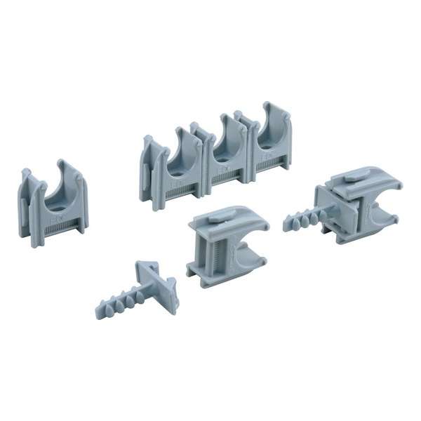 Q-Link buisclip – euro – 16 mm – grijs – 20 stuks Q-Link buisclip – euro – 16 mm – grijs – 20 stuks
