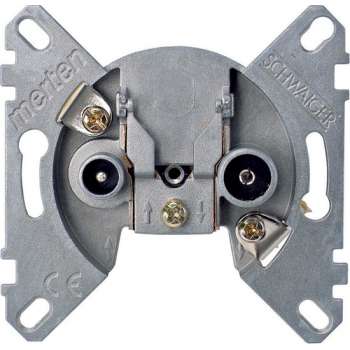 Sokkel - COAX Eindcontactdoos - Merten - Schneider Electric - MTN466099