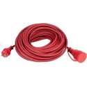 verlengsnoer - randaarde - 3.500W - spatwaterdicht (IP44) - 3g x 1.5 mm² - 20 m - Bordo Rood