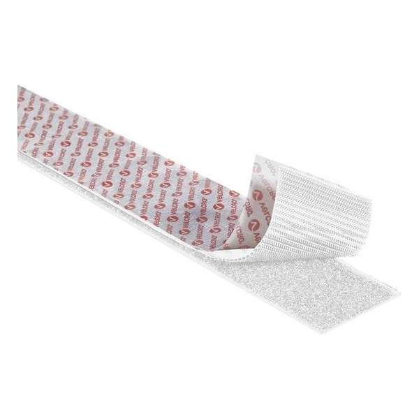 VELCRO® VEL-EC60216 Klittenband Om vast te plakken Haak- en lusdeel (l x b) 5000 mm x 20 mm Wit 5 m VELCRO® VEL-EC60216 Klittenband Om vast te plakken Haak- en lusdeel (l x b) 5000 mm x 20 mm Wit 5 m