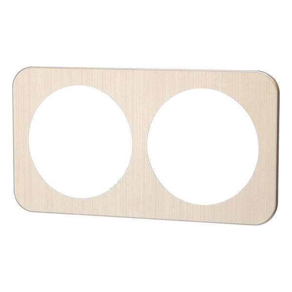 Afdekraam - Igory Jura - 2-voudig - Rond - Aluminium - Goud Afdekraam - Igory Jura - 2-voudig - Rond - Aluminium - Goud