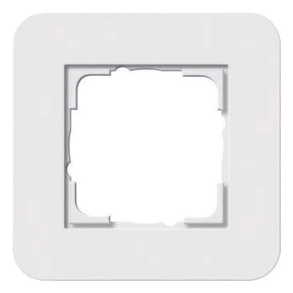 Gira E3 Lichtgrijs/wit Afdekraam 1 voudig 211411 Gira E3 Lichtgrijs/wit Afdekraam 1 voudig 211411