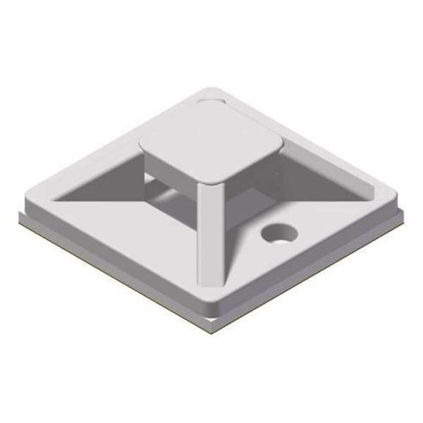 Tie-Wrap Kabelbinderhouder 28x28 mm 100 Stuks Zelfklevend Wit Tie-Wrap Kabelbinderhouder 28x28 mm 100 Stuks Zelfklevend Wit