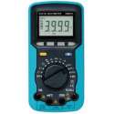 Digitale multimeter AC/DC voorzien van temperatuurmeting - Diode test - vochtigheid -