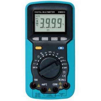 Digitale multimeter AC/DC voorzien van temperatuurmeting - Diode test - vochtigheid -