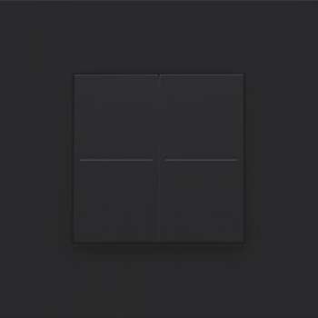 Niko Dimschakelaar voor Philips Hue - Pure Black Steel