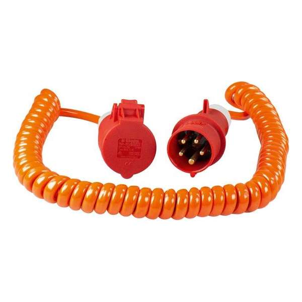 AS Schwabe 70416 Stroom Verlengkabel Oranje, Rood 5.00 m Spiraalkabel AS Schwabe 70416 Stroom Verlengkabel Oranje, Rood 5.00 m Spiraalkabel