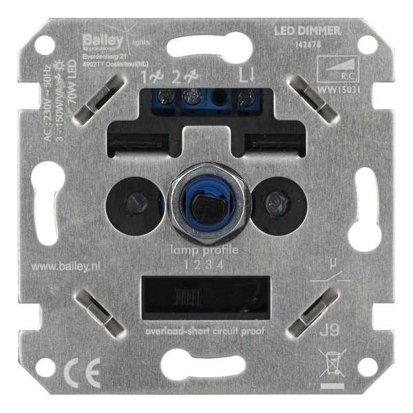 Bailey Wonderwall | LED Wand Dimmer | 230v Inbouw Bailey Wonderwall | LED Wand Dimmer | 230v Inbouw