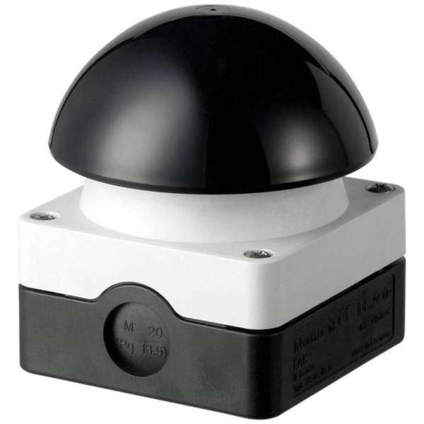 Eaton Industries Slagdrukknop (paddestoel) zwart - IP65 Eaton Industries Slagdrukknop (paddestoel) zwart - IP65
