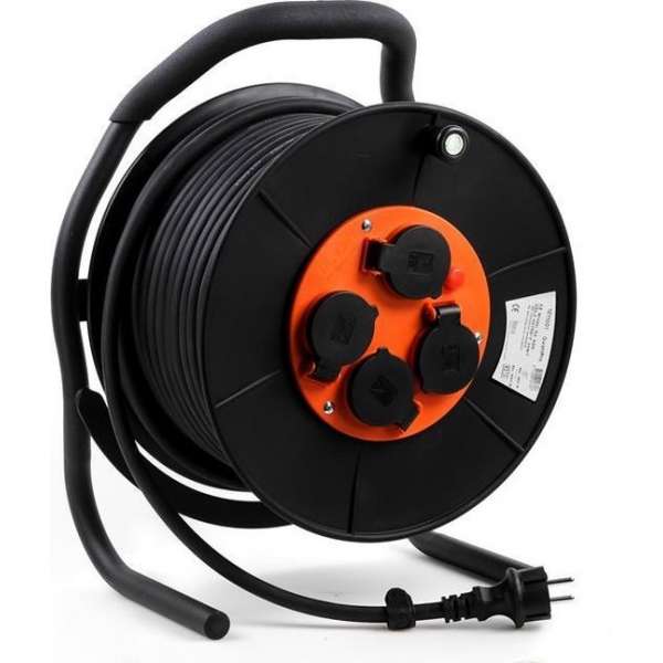 QwattPRO 1211004 EZ Winder Kabelhaspel - H07RN-F - IP44 - 25m QwattPRO 1211004 EZ Winder Kabelhaspel - H07RN-F - IP44 - 25m