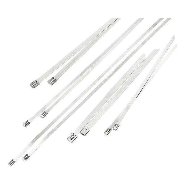 Metalen RVS Tie Wrap - 4,6 x 1000 mm - 100 stuks Metalen RVS Tie Wrap - 4,6 x 1000 mm - 100 stuks