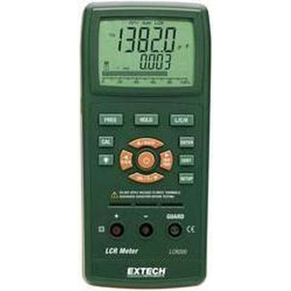 Extech LCR200 LCR-meter Digitaal CAT I Weergave (counts): 20000 Extech LCR200 LCR-meter Digitaal CAT I Weergave (counts): 20000