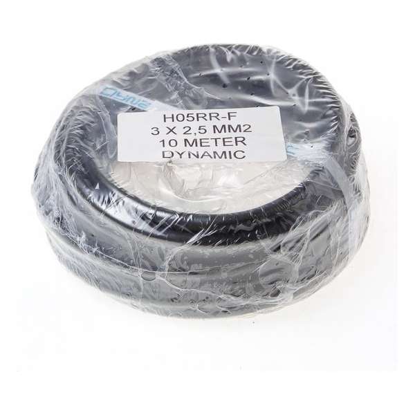 Algemeen Kabel neopreen zwart 3 x 2.5mm² x 25 meter (Prijs per stuk) Algemeen Kabel neopreen zwart 3 x 2.5mm² x 25 meter (Prijs per stuk)
