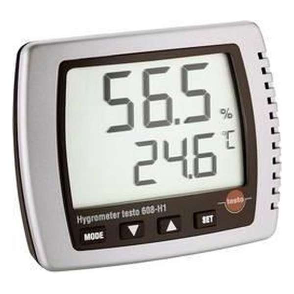 testo 608-H1 Luchtvochtigheidsmeter (hygrometer) 10 % Hrel 98 % Hrel Dauwpunt/schimmel waarschuwingsweergave testo 608-H1 Luchtvochtigheidsmeter (hygrometer) 10 % Hrel 98 % Hrel Dauwpunt/schimmel waarschuwingsweergave