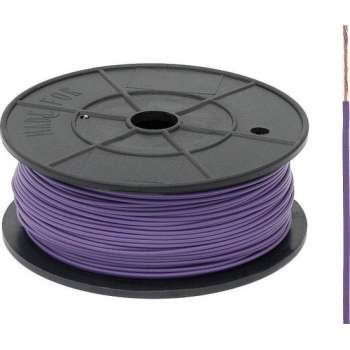 FLRY -B kabel - 1x 0,75mm - Paars - Rol 100 meter