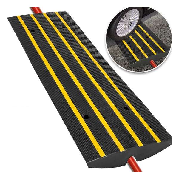 Kabelmat - Kabelgoot - Kabelgoot Zwart - Kabelbrug - Kabelgoot Vloer - Kabelmat - Tot 10000 kg - Flanner® Kabelmat - Kabelgoot - Kabelgoot Zwart - Kabelbrug - Kabelgoot Vloer - Kabelmat - Tot 10000 kg - Flanner®
