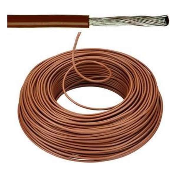 VOBst draad 2,5 mm² - bruin (H07V-K) - VOBST2BR VOBst draad 2,5 mm² - bruin (H07V-K) - VOBST2BR