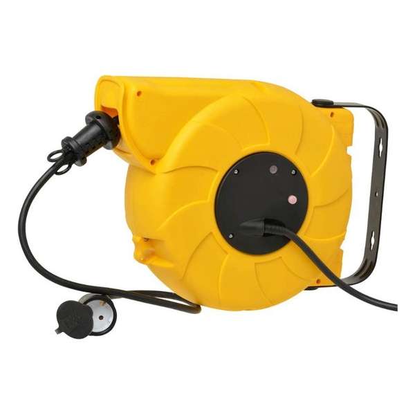 Trekveerhaspel 22+2m - 3x1,5mm - neopreen Trekveerhaspel 22+2m - 3x1,5mm - neopreen