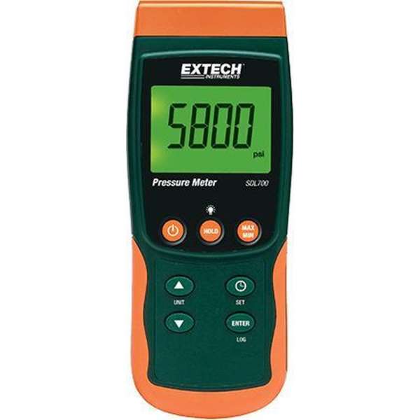 Extech Sdl700 Gasdrukmeter Gas Vloeistoffen 0.002 - 20 Bar Extech Sdl700 Gasdrukmeter Gas Vloeistoffen 0.002 - 20 Bar