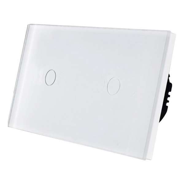 THORN 2 x touch dimmer voor 1 lichtpunt + glasplaat wit