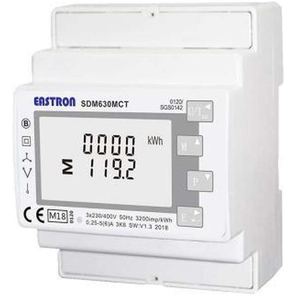 Eastron SDM630MCT-E-MID energiemeter Eastron SDM630MCT-E-MID energiemeter