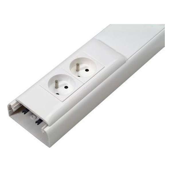Legrand DLP kabelbaan 35x80 mm 2m + eindstukken wit Legrand DLP kabelbaan 35x80 mm 2m + eindstukken wit