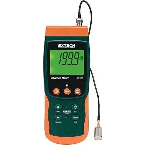 EXTECH SDL800: Trillingsmeter/Datalogger EXTECH SDL800: Trillingsmeter/Datalogger