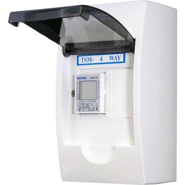 1 fase LCD modulaire kWh meter 100a in 4 modulen kast 1 fase LCD modulaire kWh meter 100a in 4 modulen kast