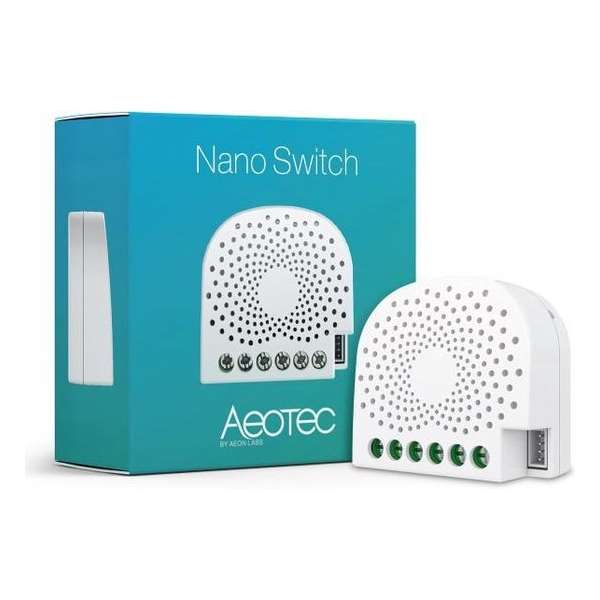Aeotec Schakelaar Z-wave Plus 2300w Inbouw Nano Switch Z-wave Plus Aeotec Schakelaar Z-wave Plus 2300w Inbouw Nano Switch Z-wave Plus