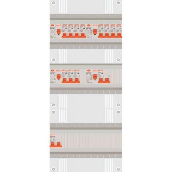1 fase groepenkast met 11 licht groepen en kookgroep 1 fase groepenkast met 11 licht groepen en kookgroep