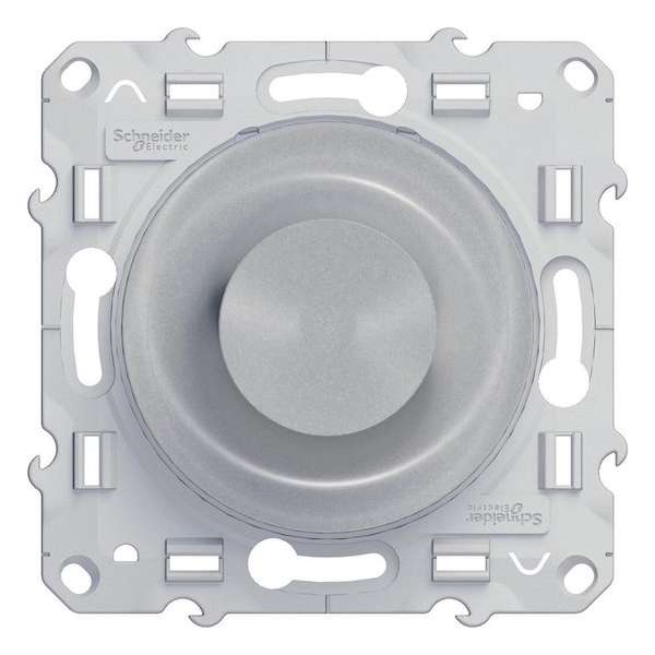 Universele Led-draaidimmer - Aluminium - Odace - Schneider Electric - S530512 Universele Led-draaidimmer - Aluminium - Odace - Schneider Electric - S530512