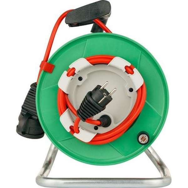 Brennenstuhl 1098550001 Kabelhaspel 23.00 m Rood (mat) Randaarde stekker Brennenstuhl 1098550001 Kabelhaspel 23.00 m Rood (mat) Randaarde stekker