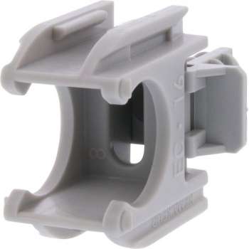 Buisclip – euro – 16 mm – grijs – 50 stuks