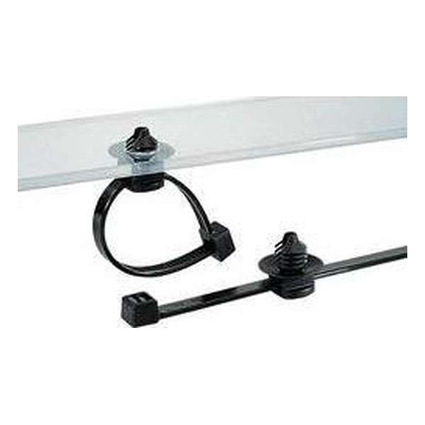 HellermannTyton 150-31097 T30LFT6LG-PA66HS/PA66HIRHS-BK Kabelbinder 200 mm 3.50 mm Zwart Met spreidanker 500 stuk(s) HellermannTyton 150-31097 T30LFT6LG-PA66HS/PA66HIRHS-BK Kabelbinder 200 mm 3.50 mm Zwart Met spreidanker 500 stuk(s)