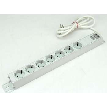 Rittal Steckdosenleiste 48,3cm 7fach ohne Schalter 230V/16A
