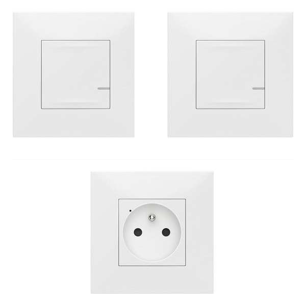 Legrand Valena NWN - Uitbreidingskit Schakelaar + stopcontact Wit Legrand Valena NWN - Uitbreidingskit Schakelaar + stopcontact Wit