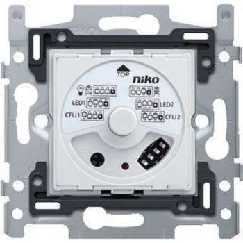 Niko universele draaidimmer 5-325W (ook LED tot 200W), 3-draads - 310-01901