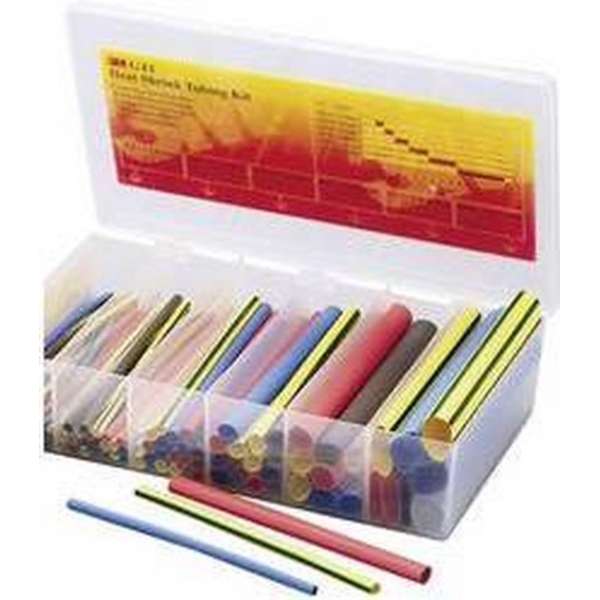 3M TE-1000-3882-3 Krimpkous assortiment Rood, Blauw, Bruin, Transparant, Groen, Geel Krimpverhouding:2:1 104 onderdelen 3M TE-1000-3882-3 Krimpkous assortiment Rood, Blauw, Bruin, Transparant, Groen, Geel Krimpverhouding:2:1 104 onderdelen