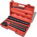 vidaXL - Poelietrekker Doos lagertrekker schijven 18-65 mm 51 stuks