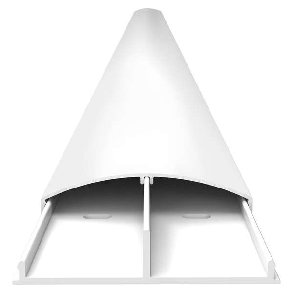 Multibrackets Premium super slim aluminium kabelgoot - 160 x 7,5 cm / wit Multibrackets Premium super slim aluminium kabelgoot - 160 x 7,5 cm / wit