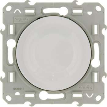 Schneider Electric Odace inbouw dimmer led/gloei/halogeen Wit