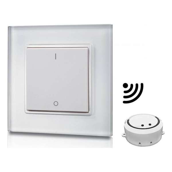 Draadloze LED dimmer set 100 Watt maximaal vermogen Draadloze LED dimmer set 100 Watt maximaal vermogen
