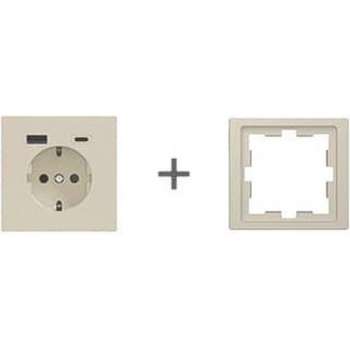 USB-Stopcontact A+C Compleet - Sahara - Merten D-Life - Schneider Electric - MTN2367-6533_TO